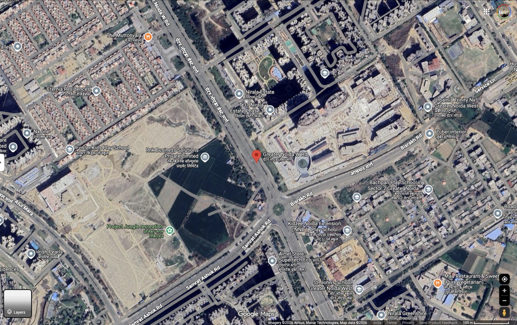MTC Arambh location, Sector 12, Greater Noida West